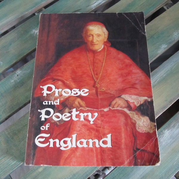 Vintage "Prose and Poetry of England" 2001  Softcover Study Book