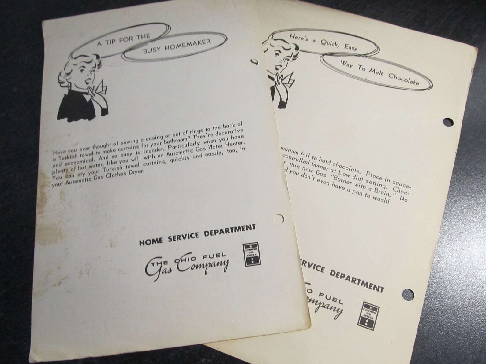 Vintage Ohio Fuel Gas Company Columbia Gas Collection of Etsy