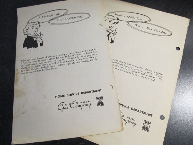 Vintage Ohio Fuel Gas Company Columbia Gas Collection of Etsy