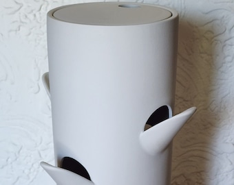 Vintage IKEA PS Stock Bisque White Ceramic Tree Branch Vase