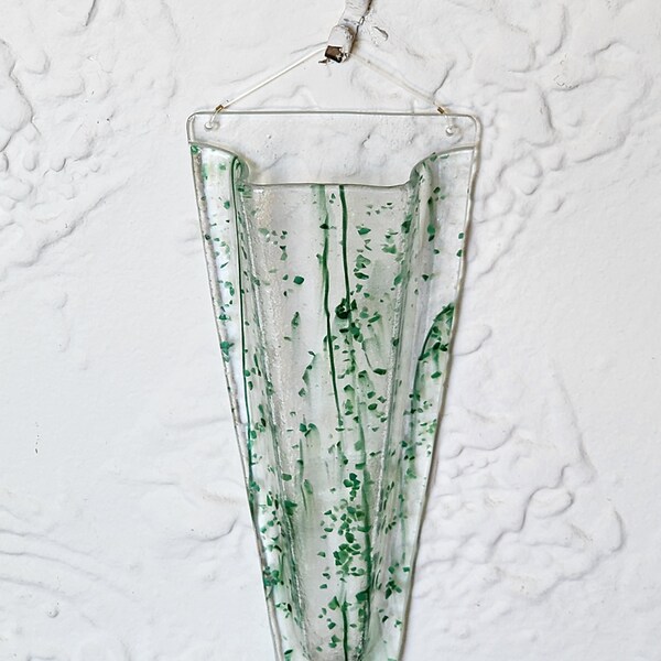 Glass Wall Pocket Etsy