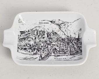 Vintage Royal Bavaria Tray Heidelberg Germany Porcelain Dish