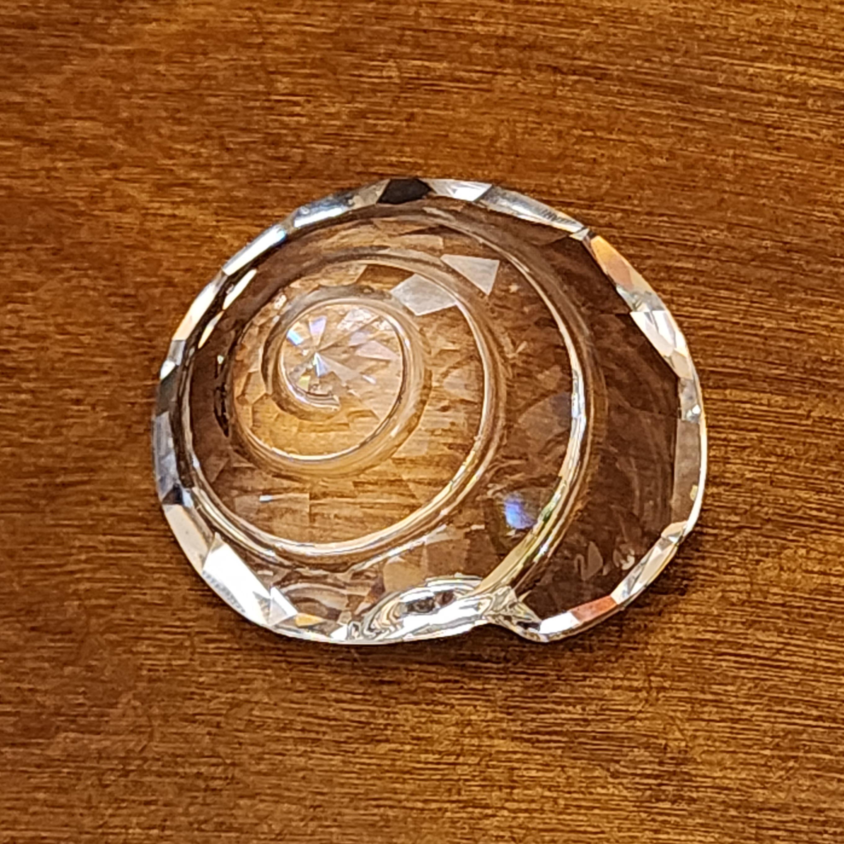 Swarovski Crystal Nautilus Seashell Vintage Sea Life Figurine