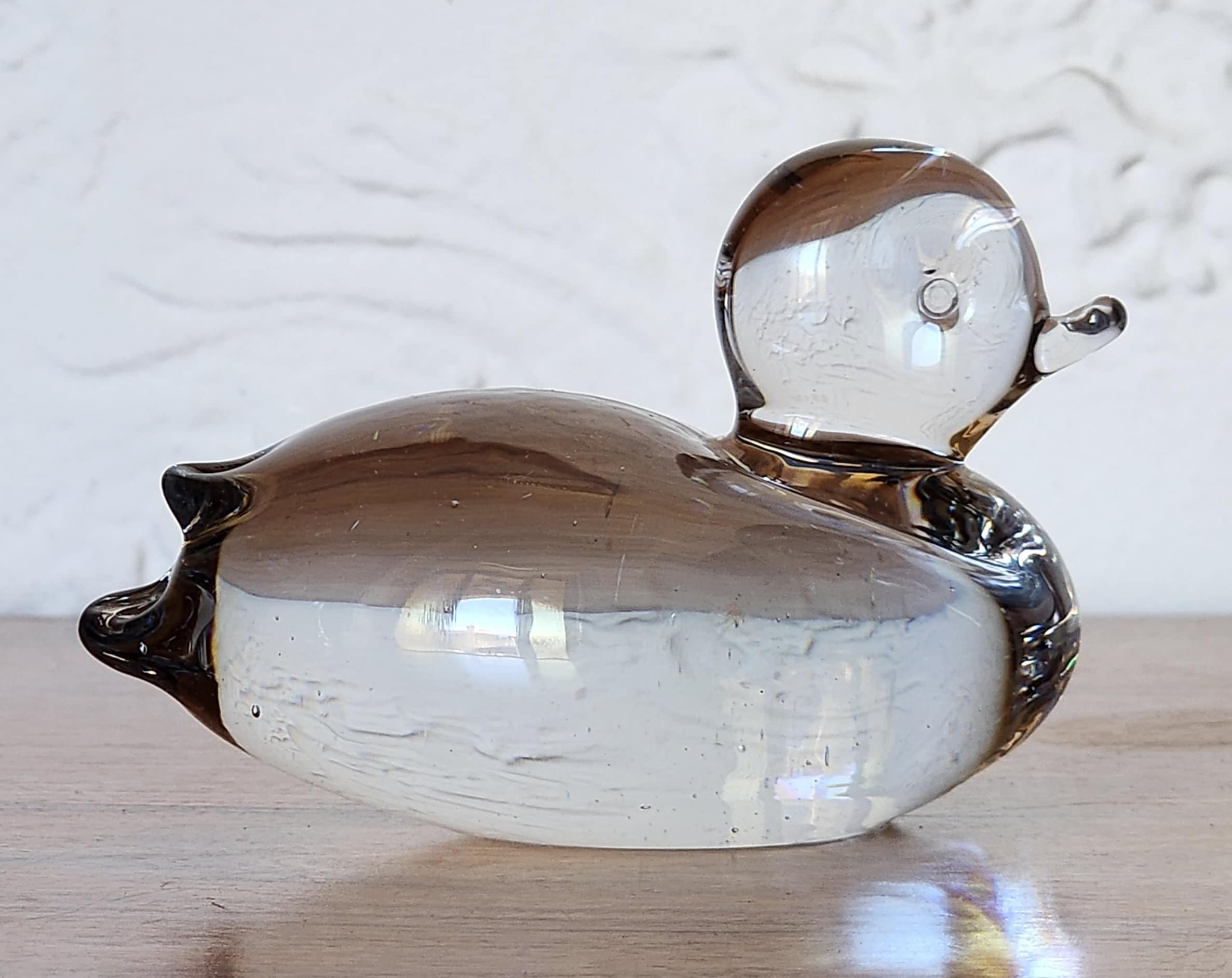 Glass Duck Figurine - Etsy Glass Duck Figurine - Etsy