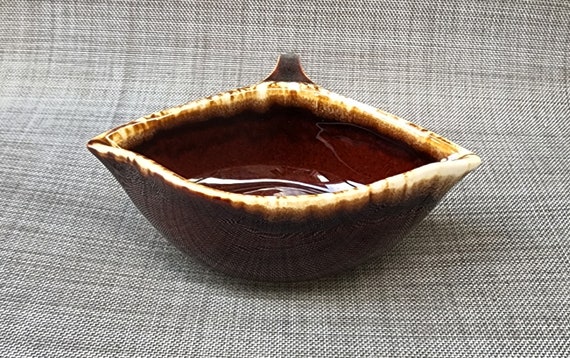Grapevine Serveware Brown Pfaltzgraff Gravy Boat Vintage