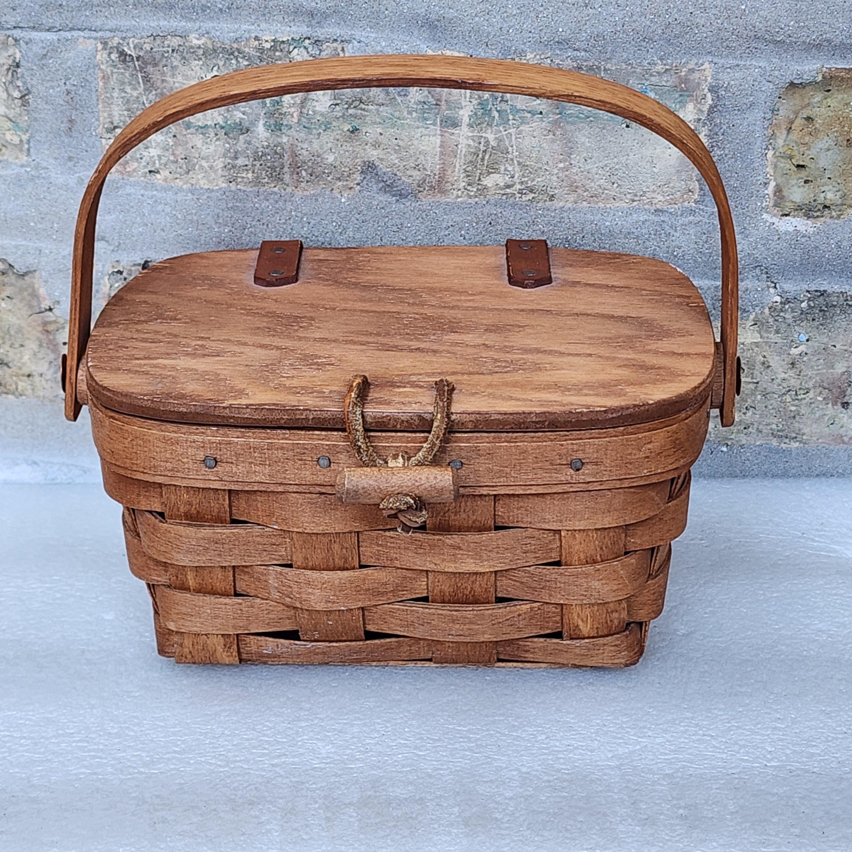 Longaberger Baskets With Lids - Etsy