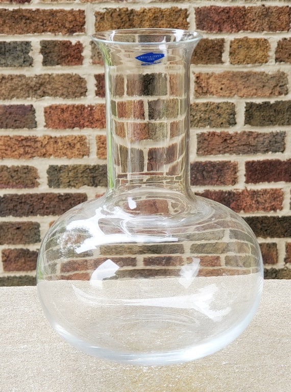 NUUTAJÄRVI 1793 クリスタルオブジェ Vintage Nuutajarvi 1793 Finland Crystal Clear Art Glass Mid