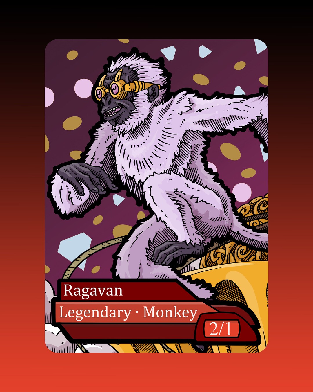 Ragavan Token Custom Altered MTG Magic the Gathering Fantasy - Etsy