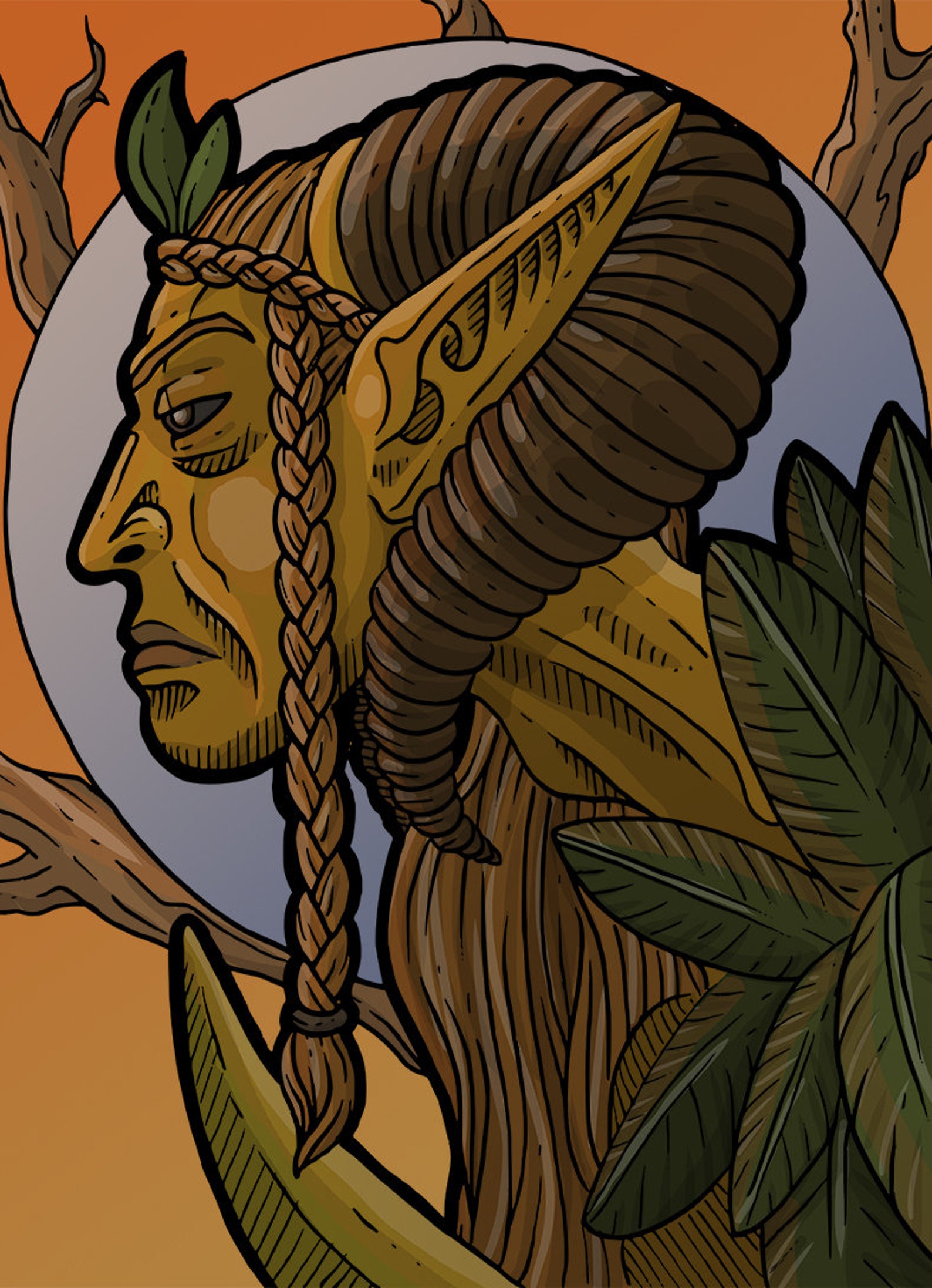 Elf Token Custom Altered MTG Magic the Gathering Fantasy | Etsy