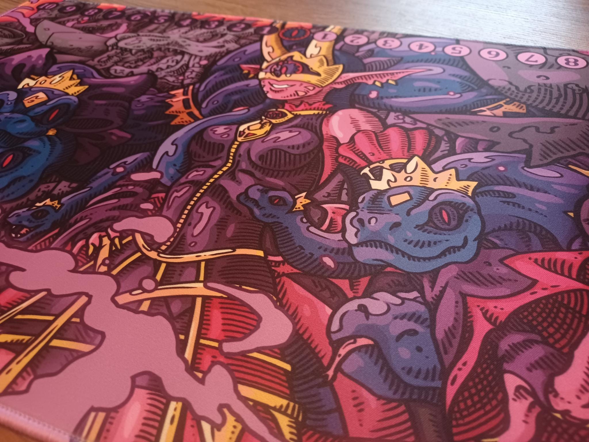 メデューサモン プレイマット - 14x24 デジモンカードゲーム DCG