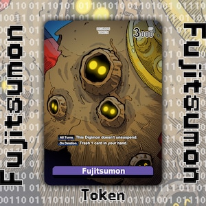 Fujitsumon Token - Digimon Kartenspiel Lila - Syakomon Octomon Dragonomon Leviamon Tier Colosseum Exceed Apocalypse