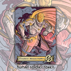 Human Soldier - Custom Token for Magic the Gathering