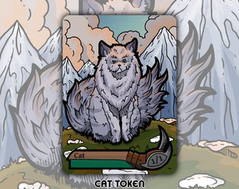 Katze - Token für Magic the Gathering Rin Seri