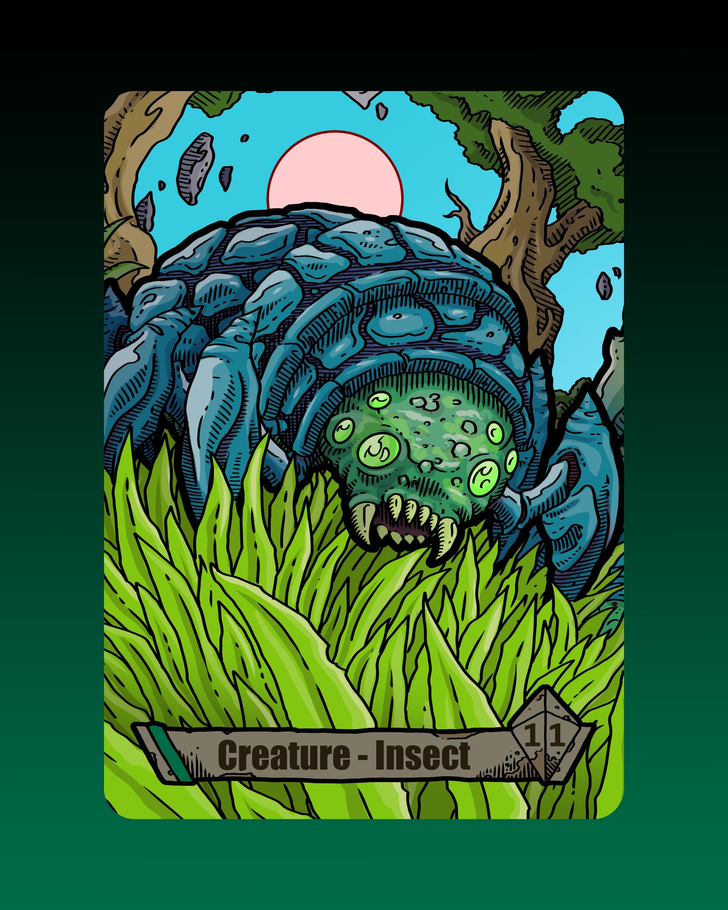 Scute Swarm & Insect - Custom Tokens for Magic the Gathering Zendikar ...