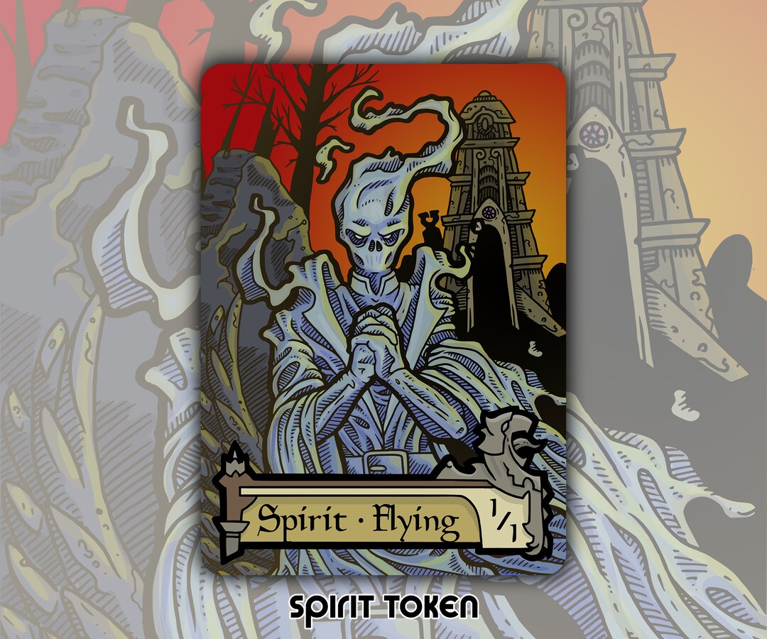 CLEARANCE Spirit - Custom Token for Magic the Gathering Innistrad