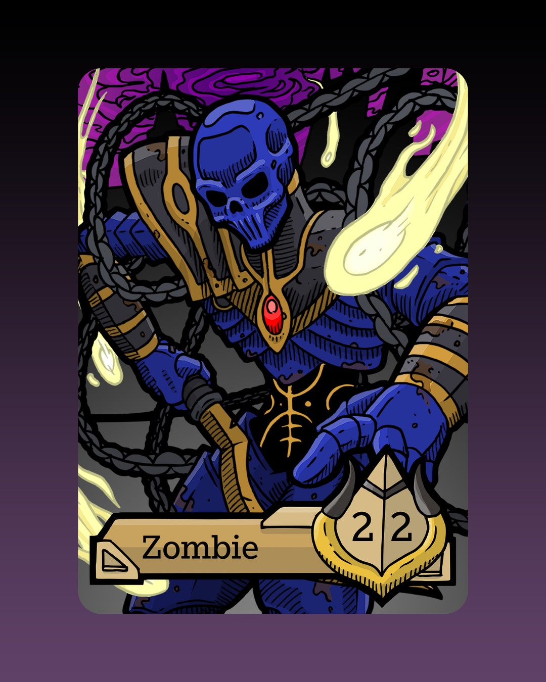 Zombie Token Custom Altered MTG Magic the Gathering Fantasy - Etsy