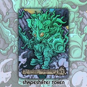Mtg Shapeshifter Token - Etsy Mtg Shapeshifter Token - Etsy