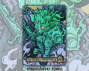 Shapeshifter - Custom Token for Magic the Gathering 1/1 Colorless Lorwyn