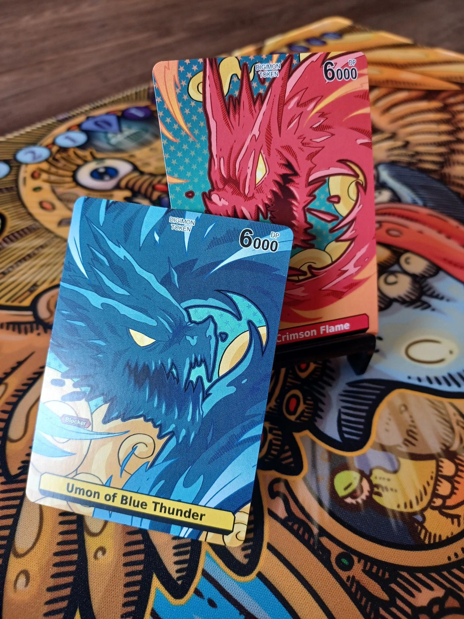 Amon of Crimson Flame & Umon of Blue Thunder - 2 Tokens - Digimon