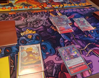 メデューサモン プレイマット - 14x24 デジモンカードゲーム DCG