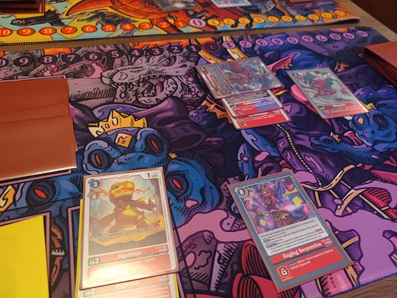 メデューサモン プレイマット - 14x24 デジモンカードゲーム DCG