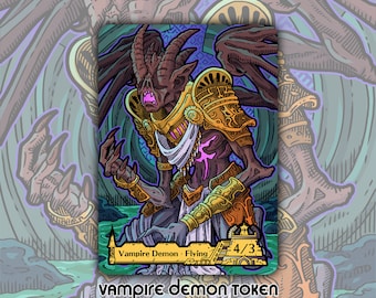 吸血鬼の悪魔トークン MTG (4/3 飛行) - Etsy 日本