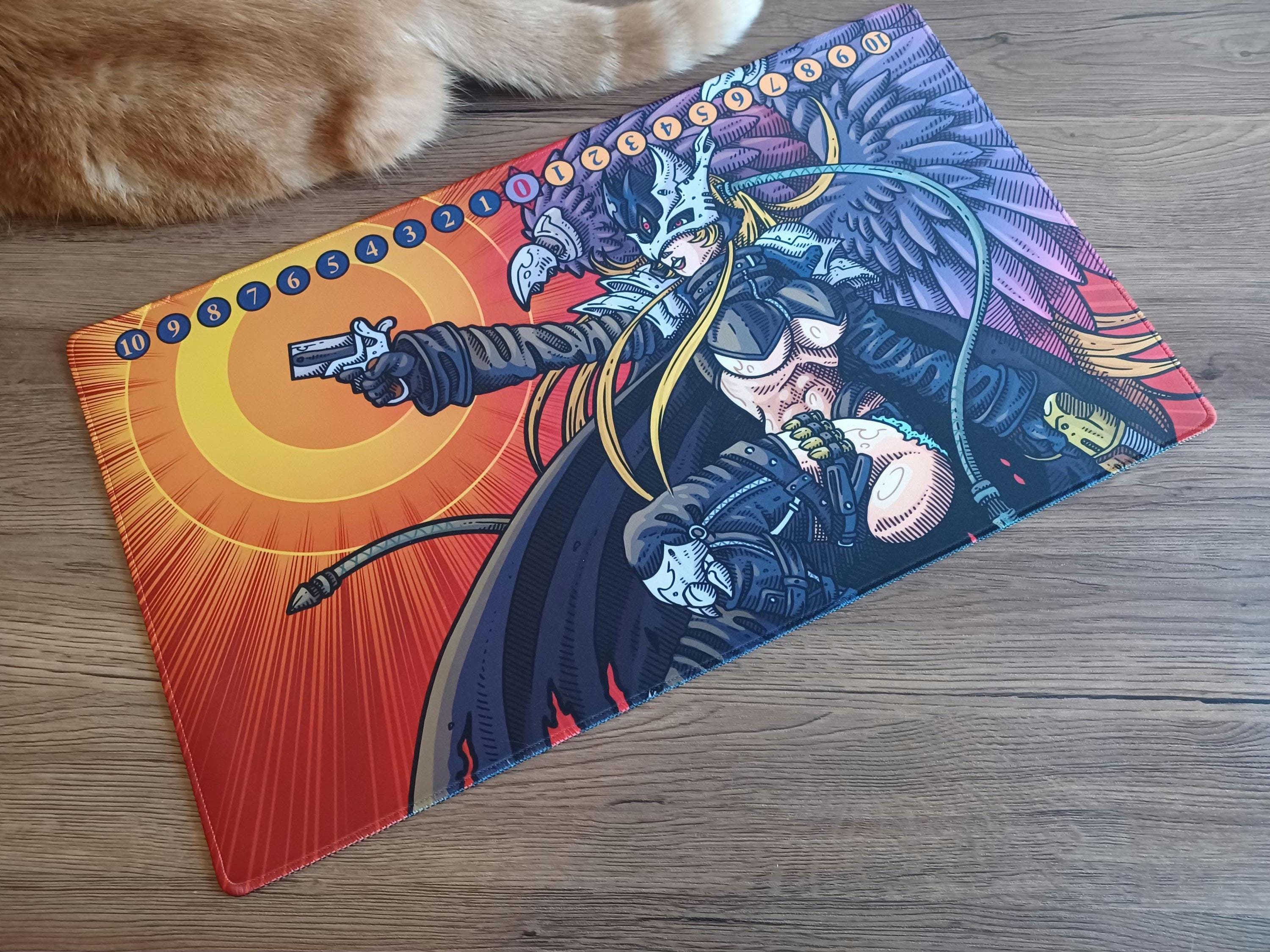 digimon card game playmat Bushiroad Sleeve Collection Mini Vol.759 Cardfight!! Vanguard Fated King of Miracles, Rezael Vita main image 1