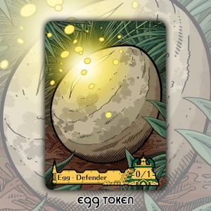 OFERTA Ficha de huevo - Juego de cartas de juego de mesa de fantasía MTG Magic the Gathering modificado personalizado coleccionable Ixalan Atla Palani DnD Comic