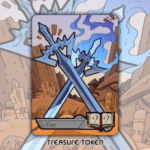 Copia token - Set di carte da gioco da tavolo fantasy MTG Magic the Gathering personalizzato modificato, artefatto da collezione Strixhaven Osgir Boros