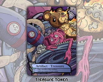mtg treasure token commander deck Proxied + Tokens *non Foil* Magic the Gathering Final Fantasy Treasure // Copy Token Artifact — Treasure Treasure Commander : r/custommagic