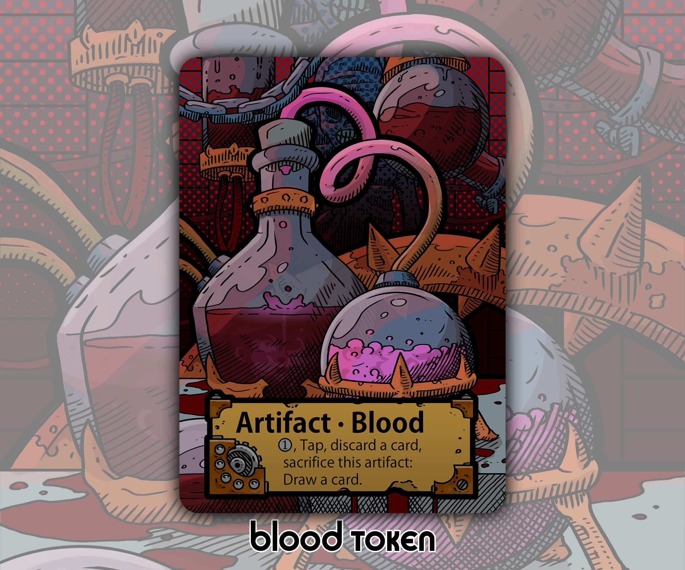 best blood token cards mtg Pack for Magic the Gathering MTG: 4 pack Blood Tokens Alfies Adventure collection. Blood MTG token - MTG