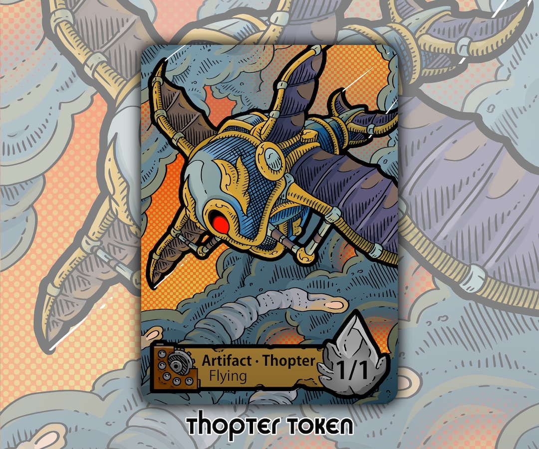 Thopter Token - Custom Altered MTG Magic the Gathering Fantasy Board ...