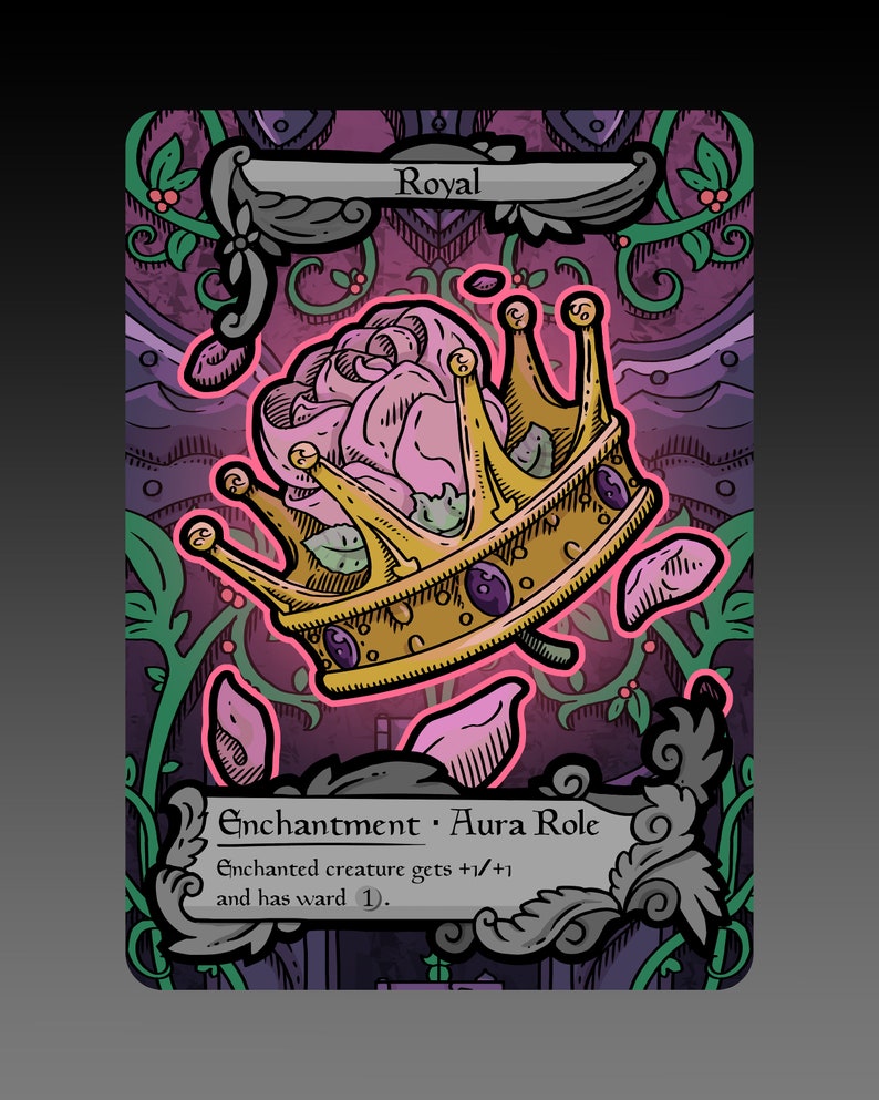 3 Role Token Set - Custom Tokens for Magic the Gathering - Etsy