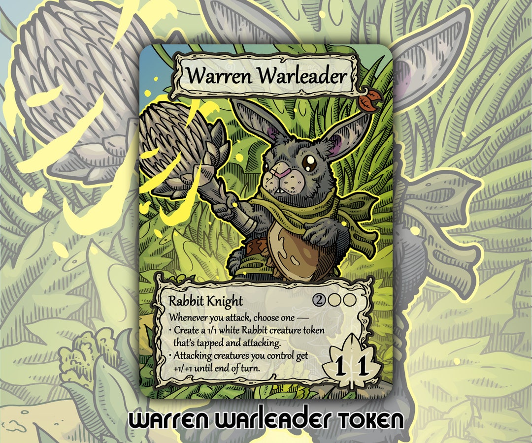 CLEARANCE Warren Warleader Token - Custom MTG Magic the Gathering ...