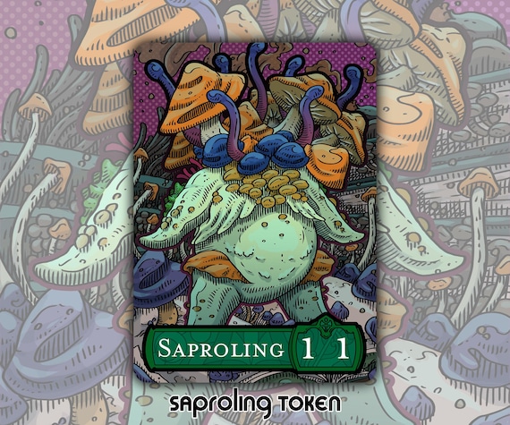 mtg cards that make saprolings Shroofus Sproutsire Saproling Commander Deck MTG Magic Ready-to-Play Green EDH