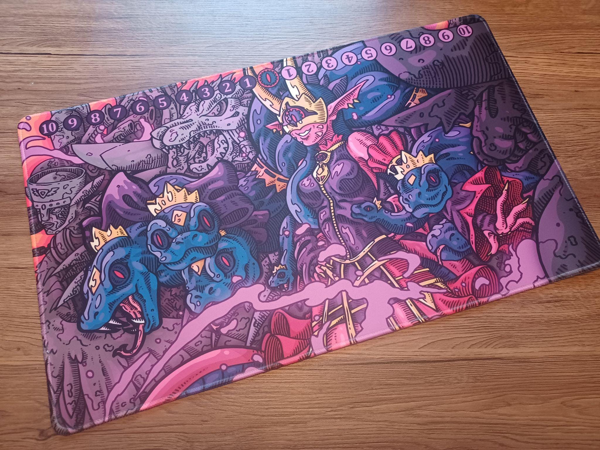 メデューサモン プレイマット - 14x24 デジモンカードゲーム DCG