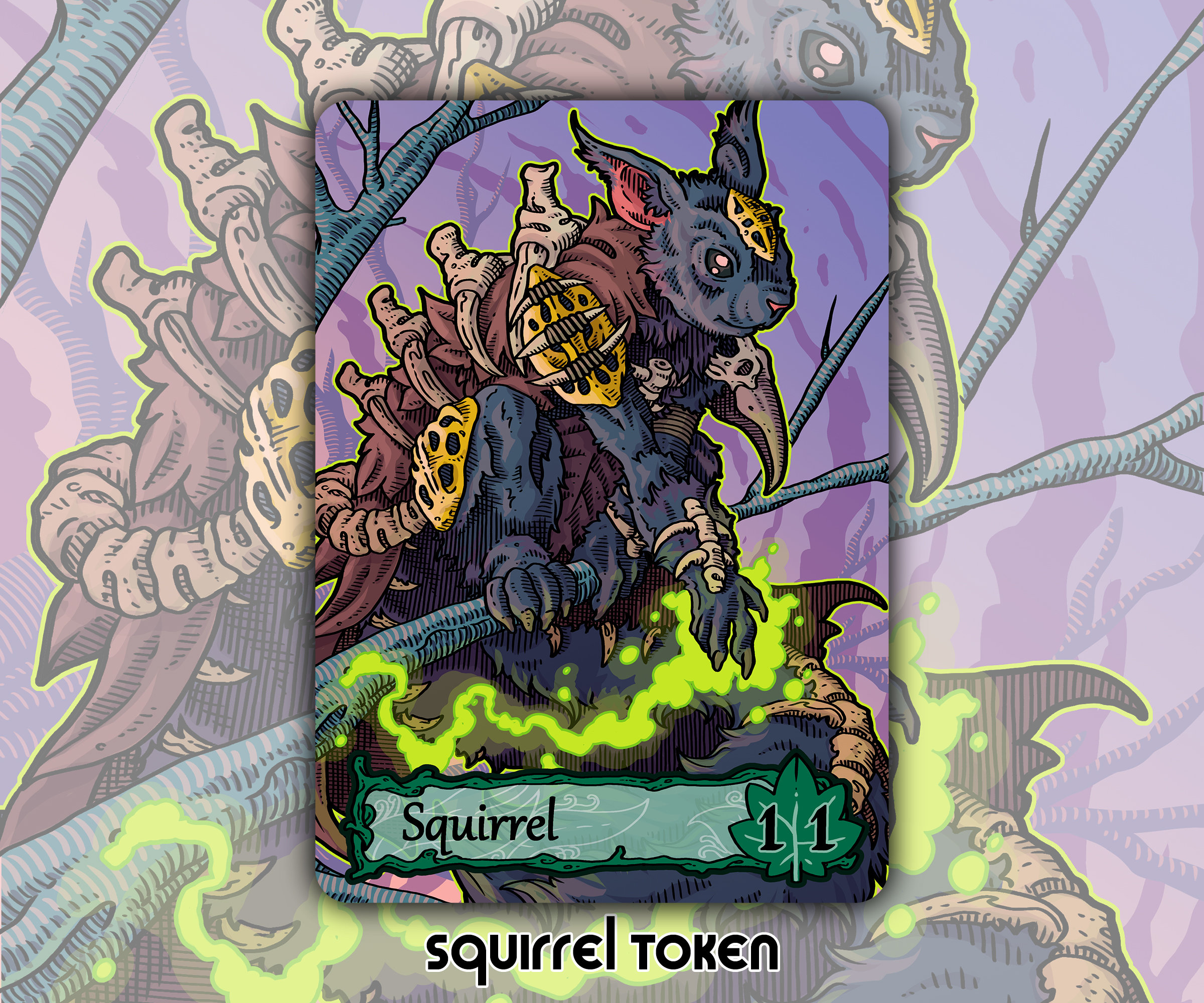 mtg cards with squirrel art Squirrel Wrangler [Prophecy]