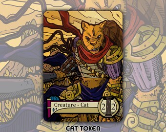 Katze - Token für Magic the Gathering