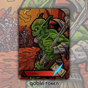 CLEARANCE Goblin - Custom Token for Magic the Gathering Time Spiral