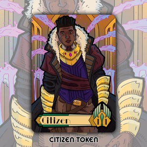 CLEARANCE Citizen - Custom Token for Magic the Gathering 1/1 Green White New Capenna