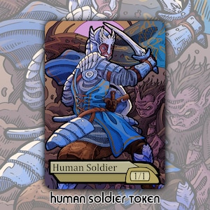 Human Soldier - Custom Token for Magic the Gathering