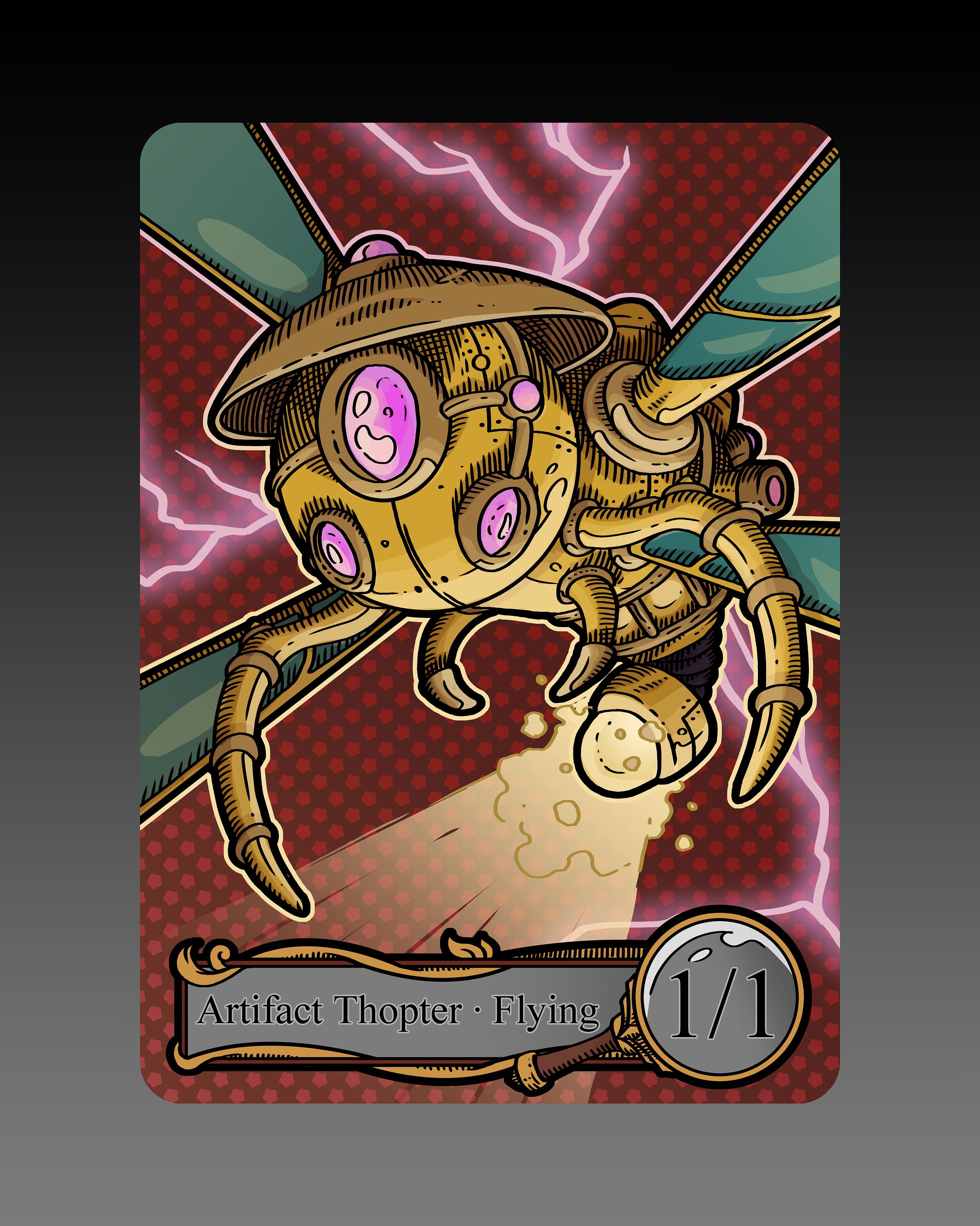 Thopter - Custom Token for Magic the Gathering Artifact 1/1 Karlov - Etsy Thopter - Custom Token for Magic the Gathering Artifact 1/1 Karlov - Etsy