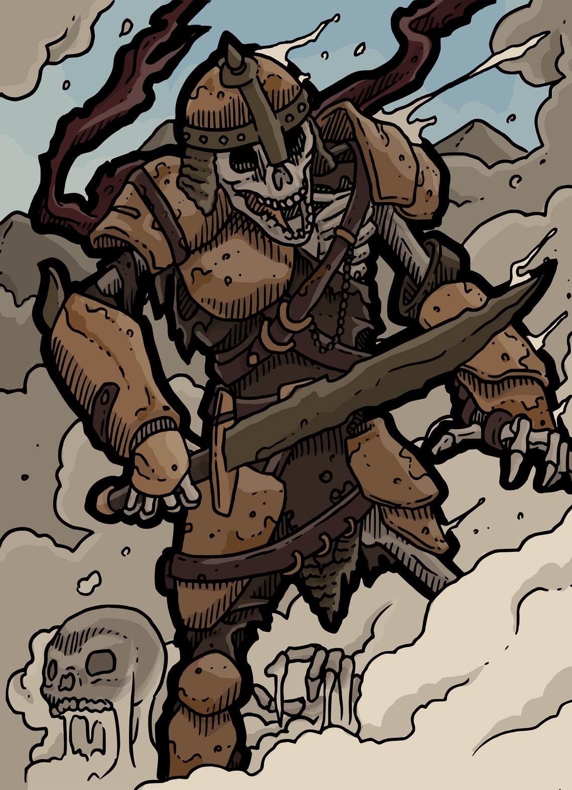 Skeleton Token Custom MTG Magic the Gathering Adventures in Etsy