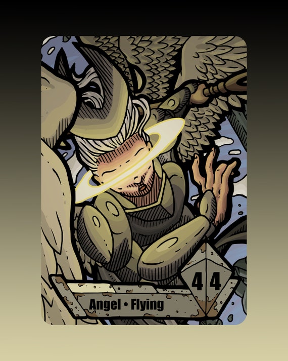 MTG Angel custom Token for Magic the Gathering