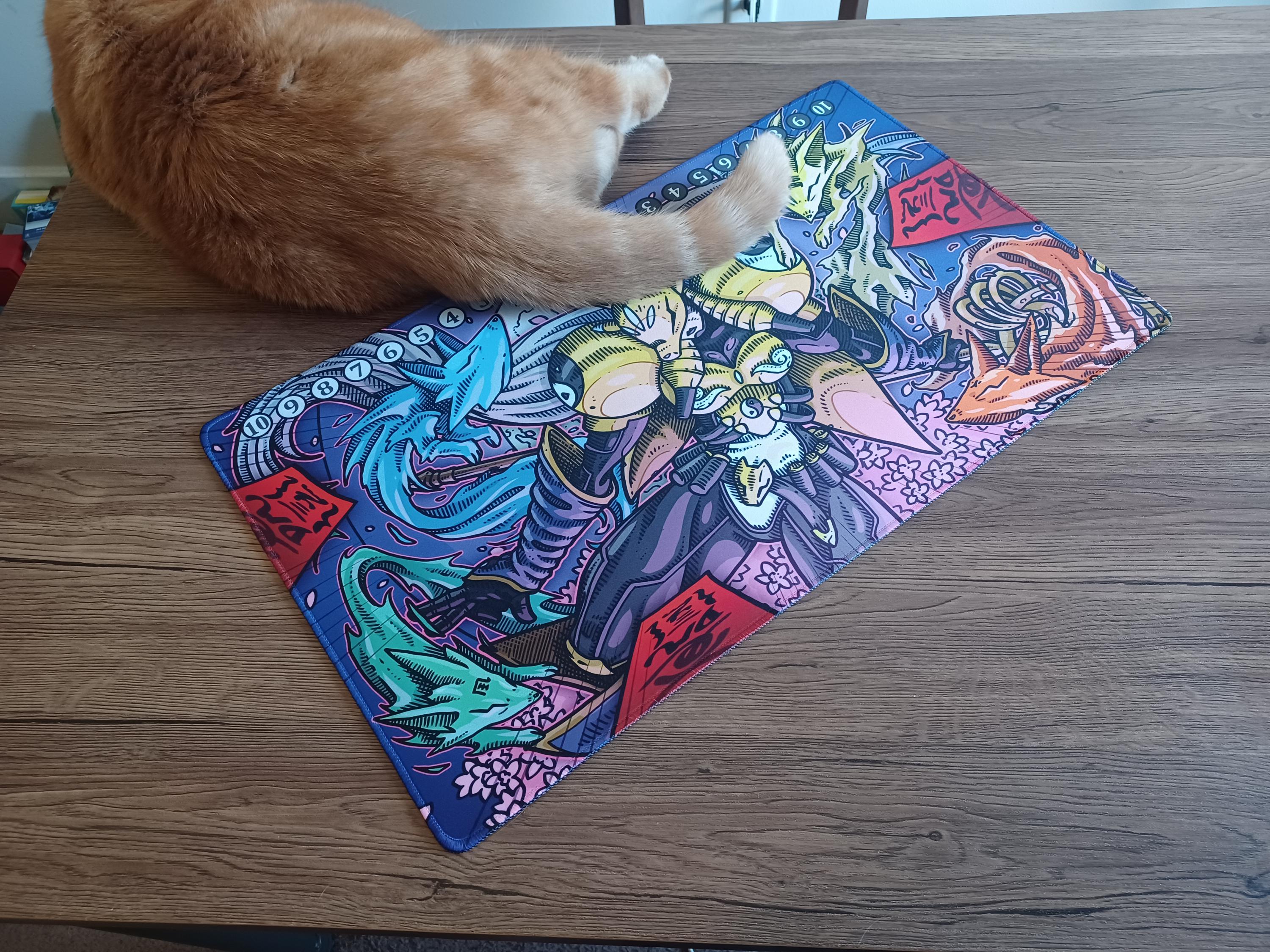 クリアランス サクヤモン プレイマット - 14x24 デジモンカードゲーム
