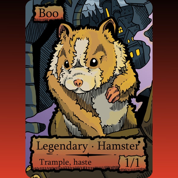 Mtg Hamster Token Etsy