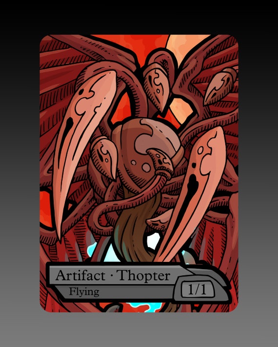 Thopter Token Custom Altered MTG Magic the Gathering Fantasy | Etsy