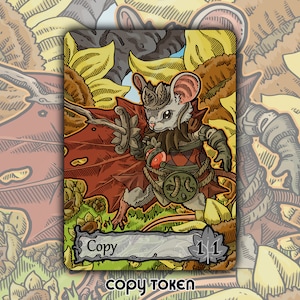 Copia token - Set di carte da gioco MTG Magic the Gathering Fantasy Board Game personalizzato da collezione EDH Bloomburrow BLB Offspring
