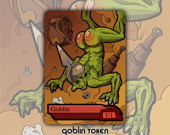 Goblin Token - Custom Altered MTG Magic the Gathering Fantasy Board Game Card Gaming Set Collectible Krenko