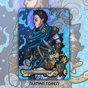 Human - Custom Token for Magic the Gathering